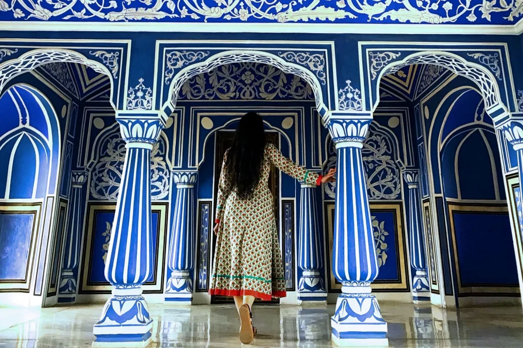 Inside Jaipur city palace